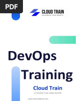 Cloud Train DevOps Instructor Led Training Curriculum 2023