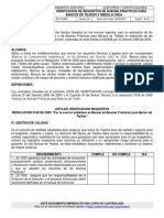 Lista de Verificacion de Requisitos de Buenas Practicas para Bancos de Tejidos Y Medula Osea