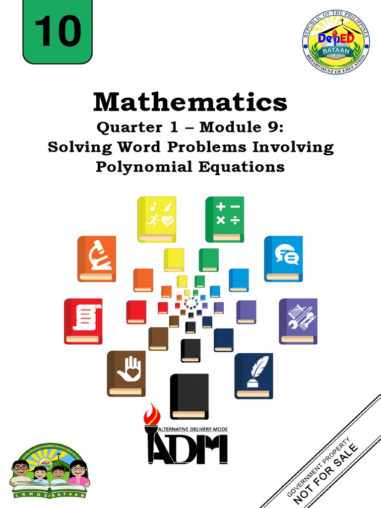 Math10 q1 Mod9 SDOv1-JCruz | PDF | Equations | Factorization