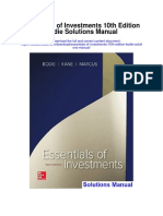 Essentials of Investments 10th Edition Bodie Solutions Manual