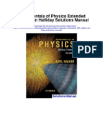 Fundamentals of Physics Extended 10th Edition Halliday Solutions Manual