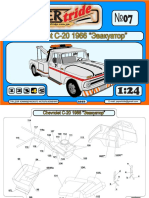 Chevrolet C20 TowTruck 1966 (Paper Tride 07) 1-24 - Color