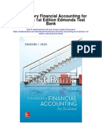 Introductory Financial Accounting For Business 1st Edition Edmonds Test Bank