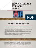 Presiòn Arterial y Frecuencia Cardiaca