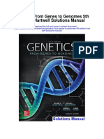 Genetics From Genes To Genomes 5th Edition Hartwell Solutions Manual