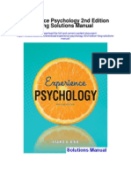 Experience Psychology 2nd Edition King Solutions Manual