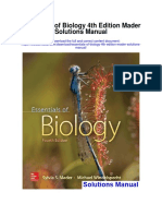 Essentials of Biology 4th Edition Mader Solutions Manual