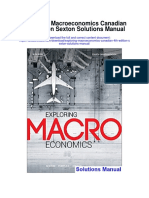 Exploring Macroeconomics Canadian 4th Edition Sexton Solutions Manual