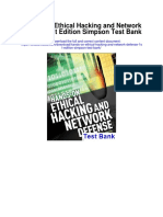 Hands On Ethical Hacking and Network Defense 1st Edition Simpson Test Bank