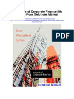 Essentials of Corporate Finance 8th Edition Ross Solutions Manual