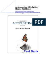 Horngrens Accounting 10th Edition Nobles Test Bank