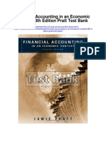 Financial Accounting in An Economic Context 8th Edition Pratt Test Bank