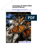 Essentials of Ecology 7th Edition Miller Solutions Manual