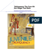 Juvenile Delinquency The Core 4th Edition Siegel Test Bank