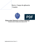 Trabajo Reflexivo: Campo de Aplicación de Los TAD Lineales - Implementación de Una Lista en C++