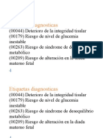 Etiquetas Diagnosticas