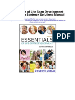 Essentials of Life Span Development 5th Edition Santrock Solutions Manual
