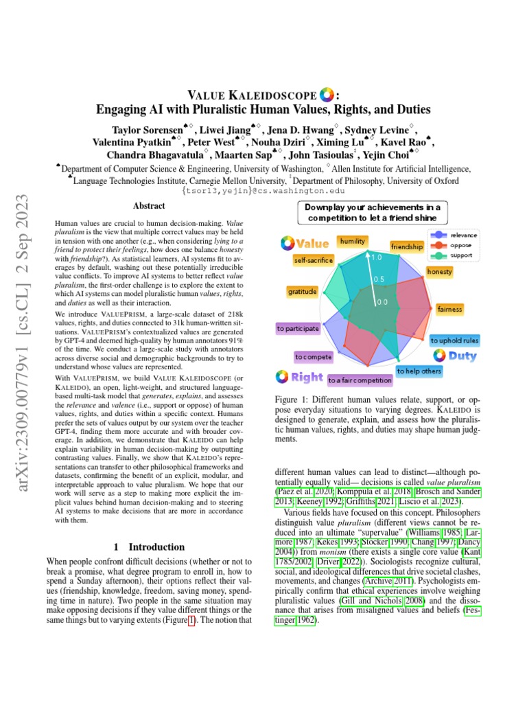 Engaging AI with Human Values | PDF | Artificial Intelligence ...