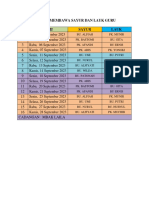 Jadwal Membawa Sayur Dan Lauk Guru, Word