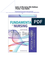 Fundamentals of Nursing 8th Edition Potter Test Bank