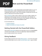 Powershell Gallery Powershellget 2.x