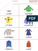 Mamaloveprint English Vocabulary Clothes Book1