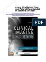 Clinical Imaging With Skeletal Chest and Abdominal Pattern Differentials 3rd Edition Marchiori Test Bank
