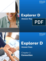 Answers Book - Explorer D