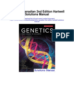 Genetics Canadian 2nd Edition Hartwell Solutions Manual