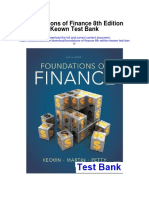 Foundations of Finance 8th Edition Keown Test Bank