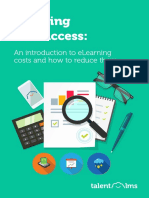 Planning For Success Introduction Elearning Costs