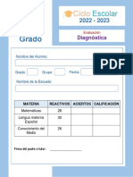 Examen Diagnostico 2grado 2022 2023