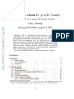 An Introduction To Graph Theory: Darij Grinberg Spring 2023 Edition, August 2, 2023