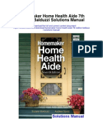 Homemaker Home Health Aide 7th Edition Balduzzi Solutions Manual