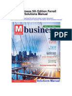 m Business 5th Edition Ferrell Solutions Manual