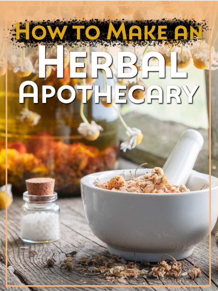 How To Make An Herbal Apothecary PDF Garlic Topical Medication