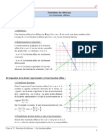 Cours 2 Fonctions Affines