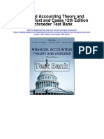 Financial Accounting Theory and Analysis Text and Cases 12th Edition Schroeder Test Bank