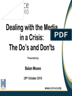 A3 - Balan Moses - CSM-ACE 2010 - Dealing With Media in Crisis