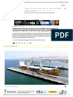 Modernización Portuaria Ha Permitido Desarrollar El Comercio Exterior en El Perú Con Mayor Productividad - RMMN - ECONOMIA - EL COMERCIO PERÚ