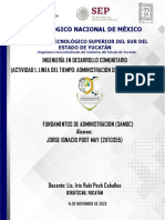 Linea Del Tiempo de Administracion de Recursos Humanos