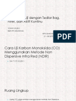 4.1 Parameter Uji Dengan Tedlar Bag