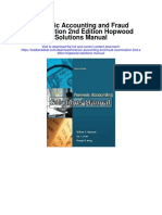 Forensic Accounting and Fraud Examination 2nd Edition Hopwood Solutions Manual