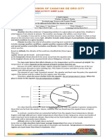 Science 9 Third Quarter Activity Sheet