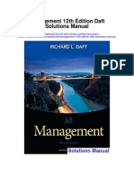 Management 12th Edition Daft Solutions Manual