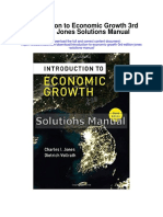 Introduction To Economic Growth 3rd Edition Jones Solutions Manual