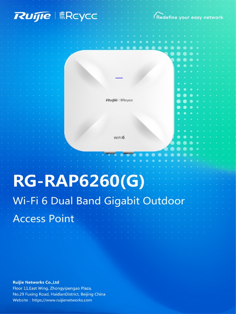 RG-RAP6260(G) Datasheet Overview | PDF | Telecommunications Standards ...