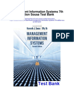 Management Information Systems 7th Edition Sousa Test Bank