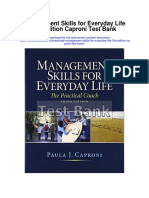 Management Skills For Everyday Life 3rd Edition Caproni Test Bank