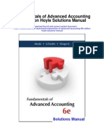 Fundamentals of Advanced Accounting 6th Edition Hoyle Solutions Manual
